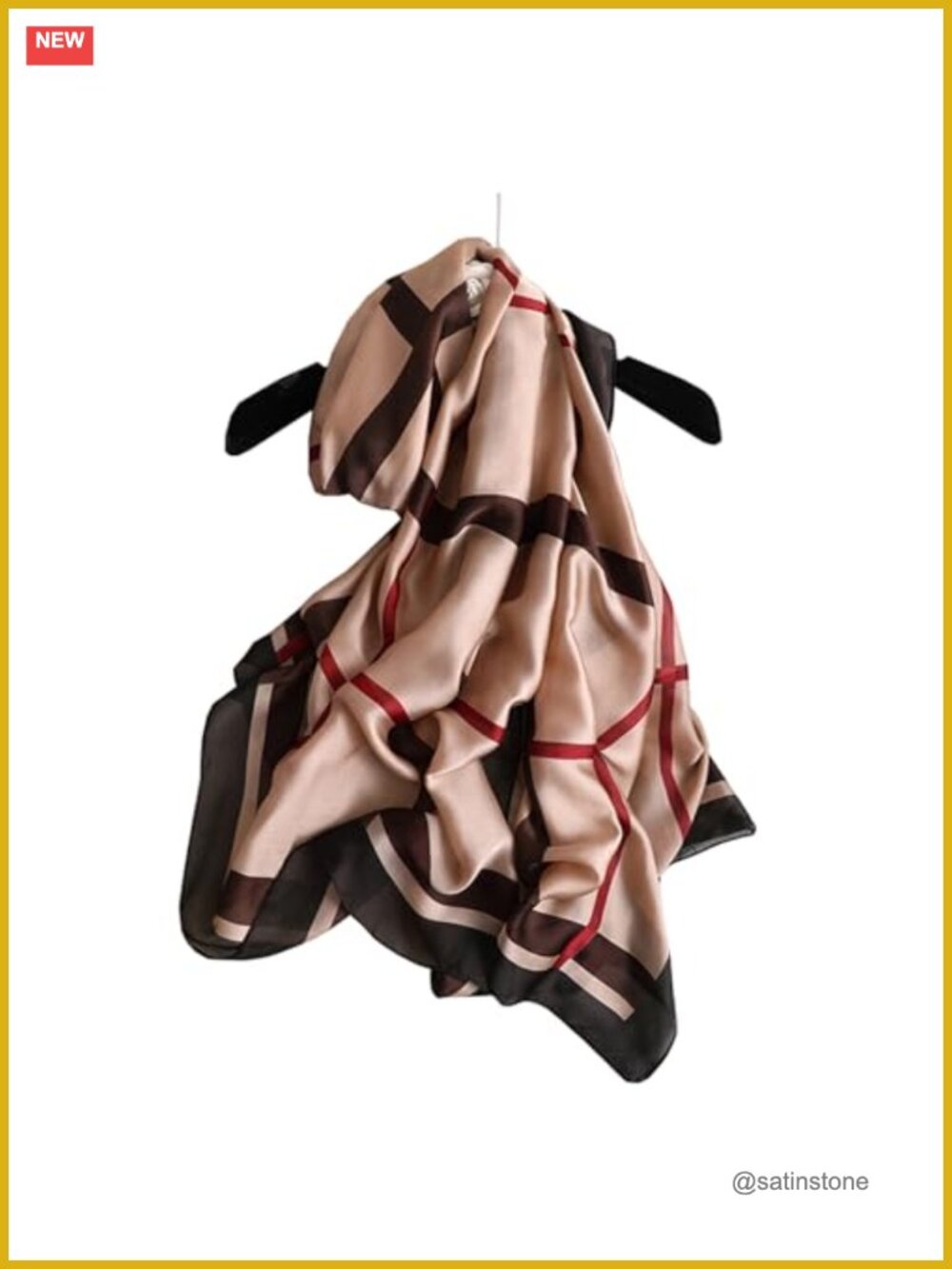 100% Mulberry Silk Scarf Long Lightweight Shawl Wrap Women's